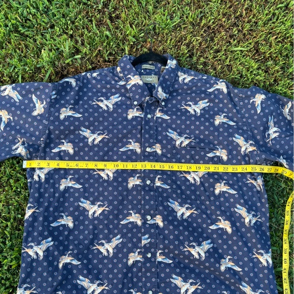 Natural Issue Duck Print Button Down Shirt Men’s 2XLT - Picture 7 of 8
